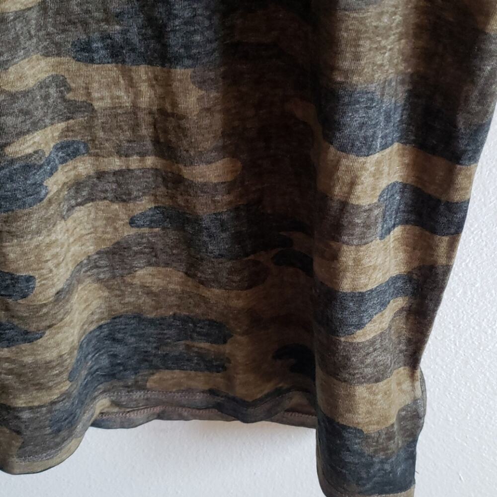 NEW! Lucky Brand Camo T-Shirt Dress - Picture 4 of 6